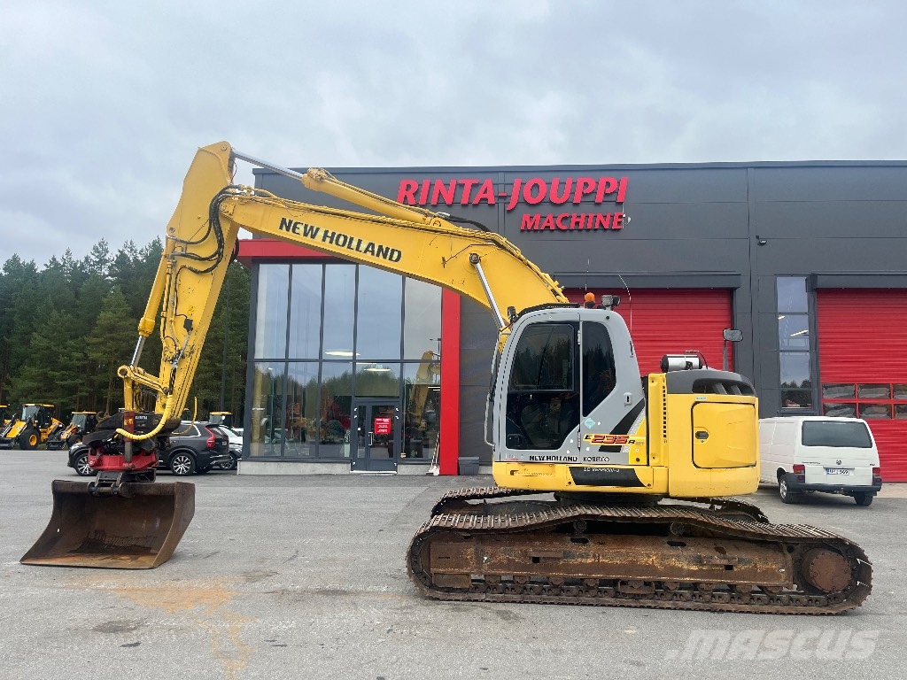 New Holland E 235 B SR / Pyörittäjä, Kauha, Rasvari Crawler excavators