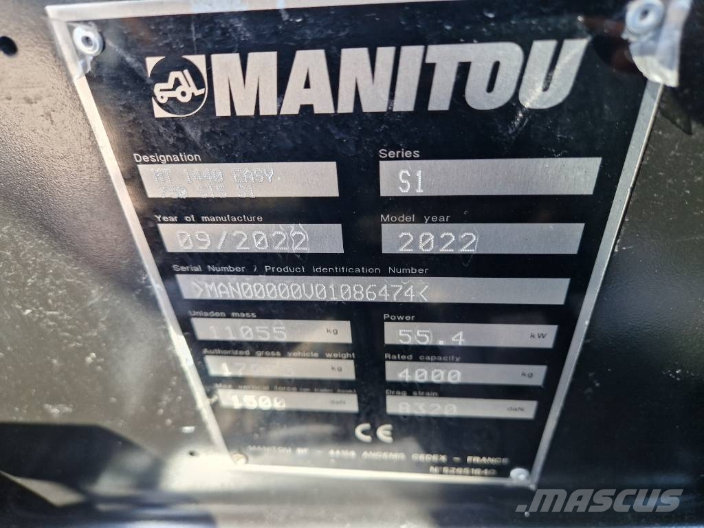Manitou MT 1440 jak JCB 540-140 P598 Τηλεσκοπικοί ανυψωτές