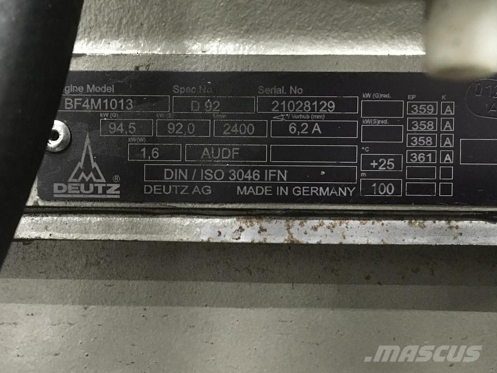 Deutz BF4M1013 USED Motori za građevinarstvo