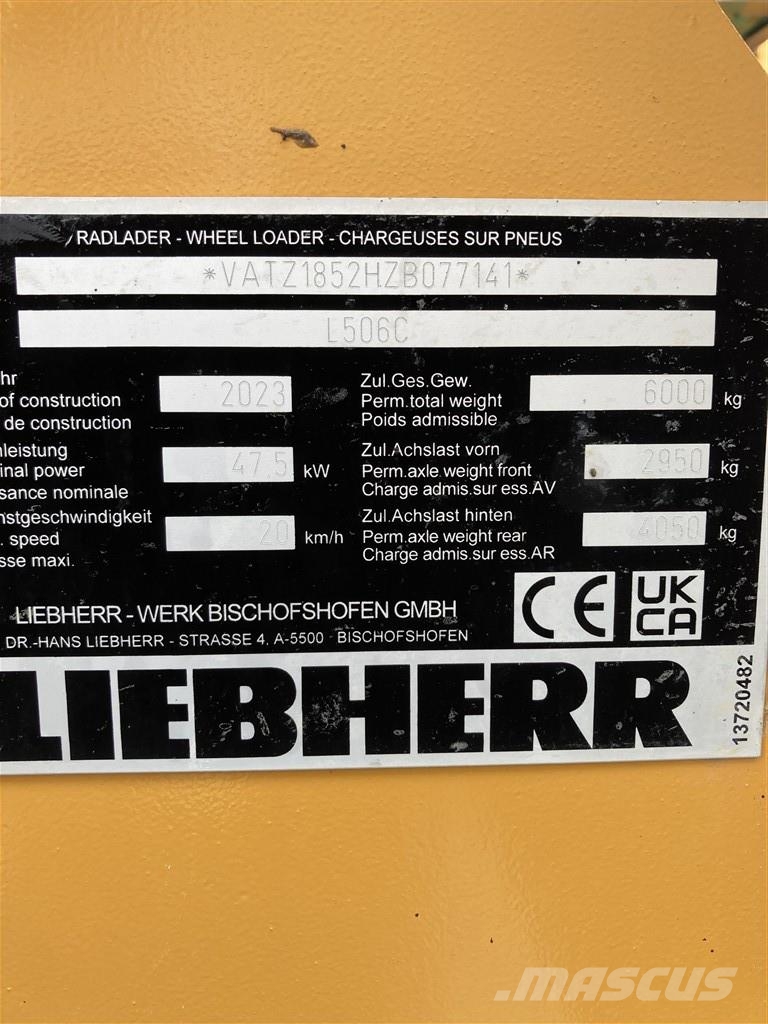 Liebherr L 506 Compact Pyöräkuormaajat