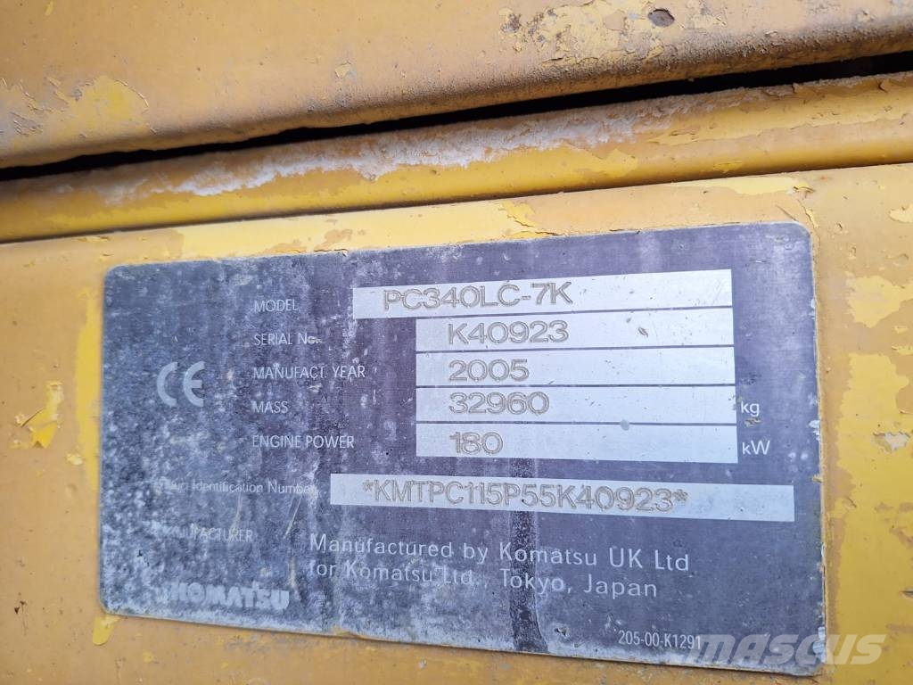 Komatsu PC 340 NLC-7K Rupsgraafmachines