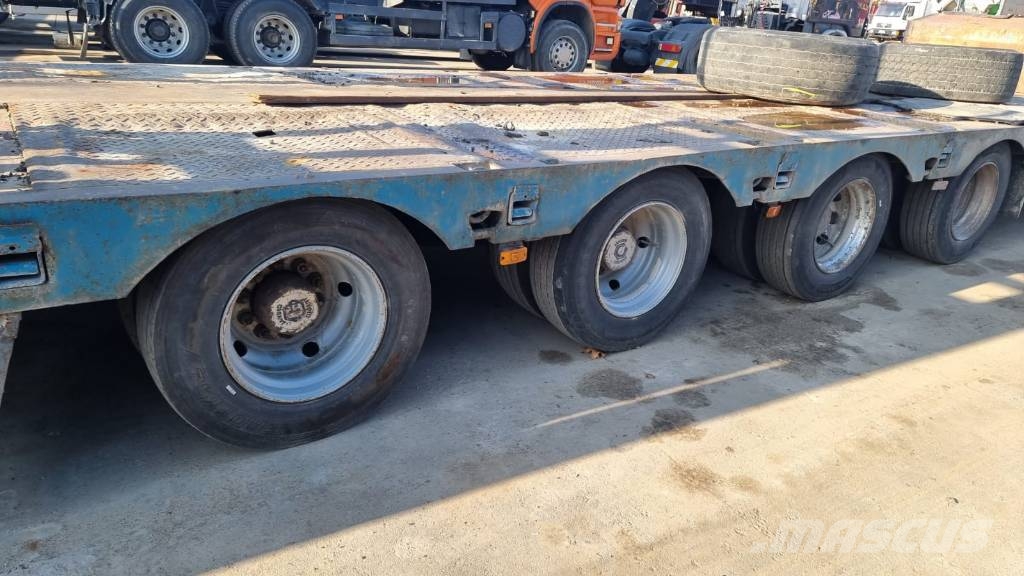 EKW 4SOU-25-40 نصف مقطورة مسطحة منخفضة