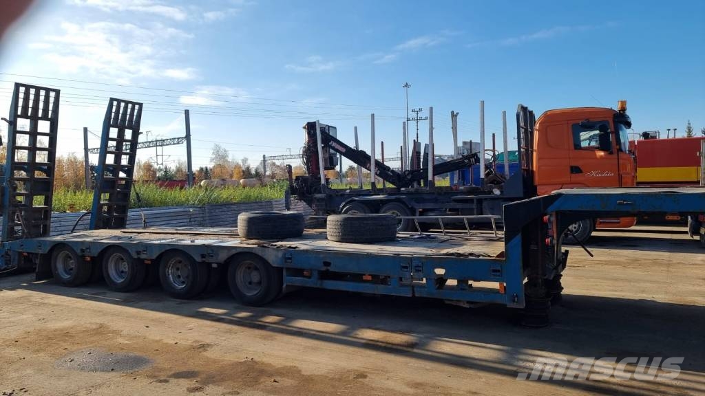 EKW 4SOU-25-40 نصف مقطورة مسطحة منخفضة