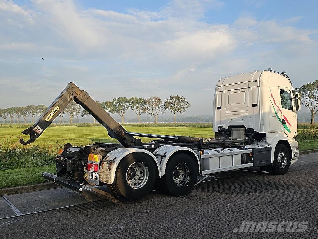 Scania R520 6x2 Hooklift V8! شاحنات الرافعات الخطافية