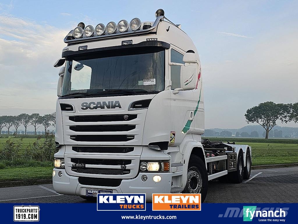Scania R520 6x2 Hooklift V8! شاحنات الرافعات الخطافية