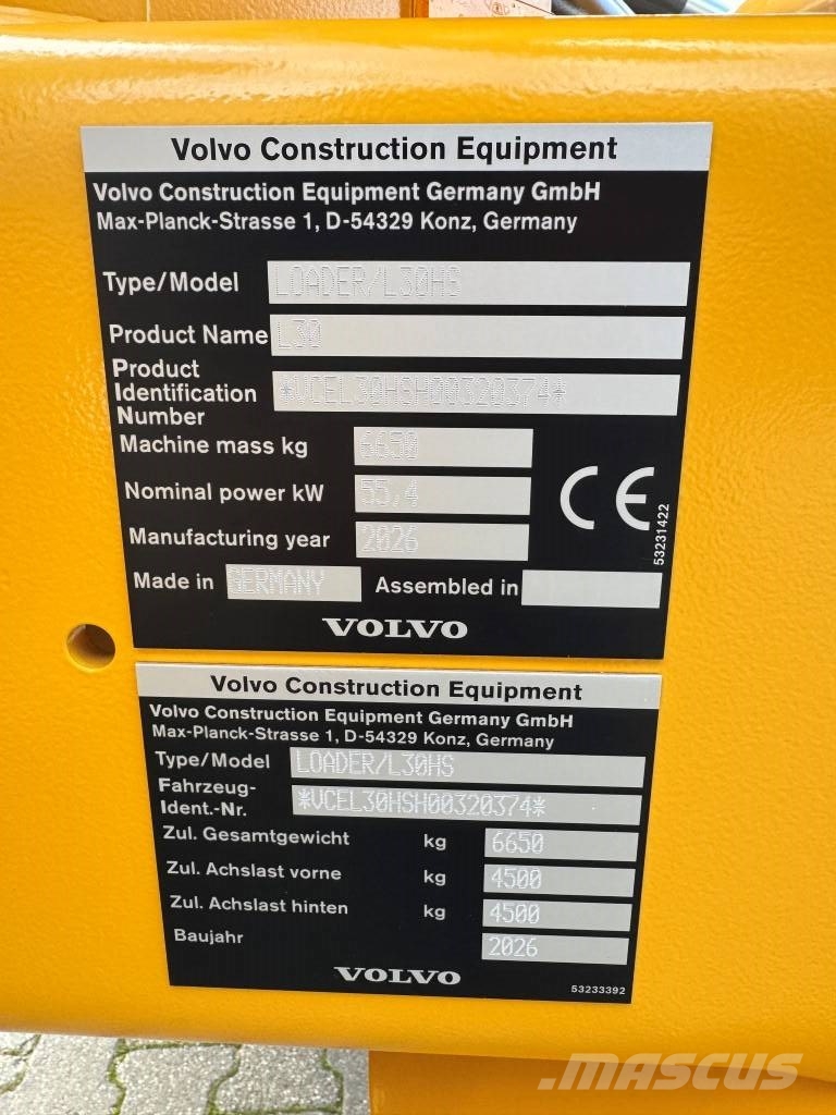 Volvo L30HS NIEUW SPEEDER ! Kolesni nakladalci