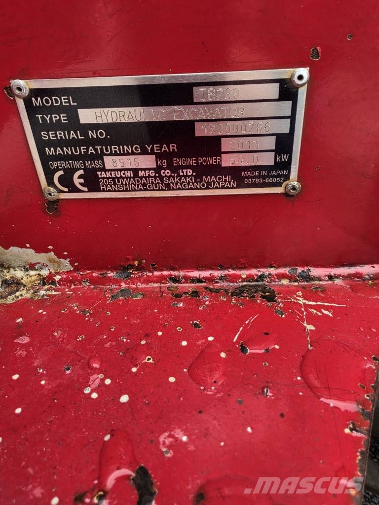 Takeuchi TB 290 Midi bageri 7t – 12t