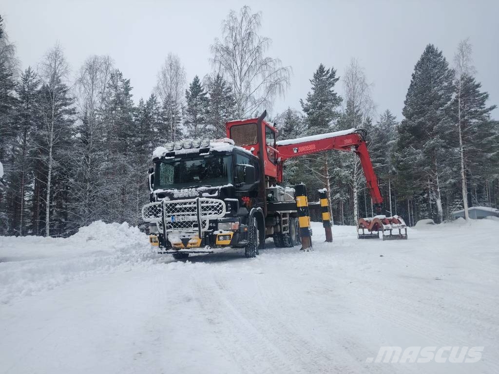Scania P 114 Lastausauto Crane trucks