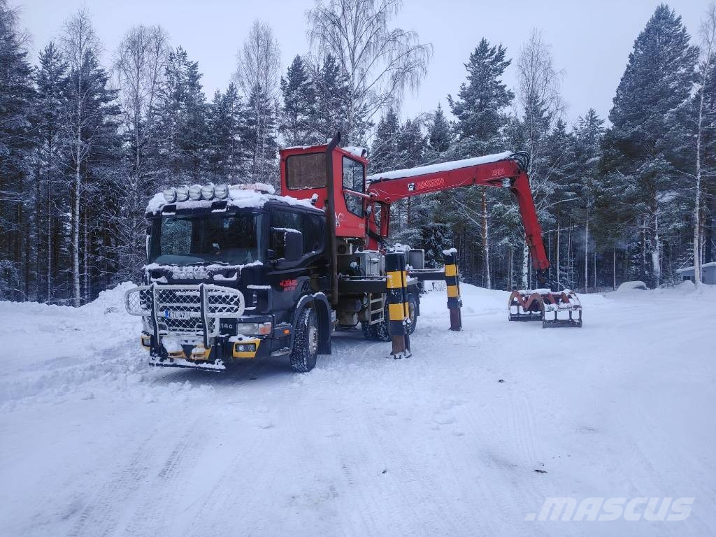 Scania P 114 Lastausauto Crane trucks