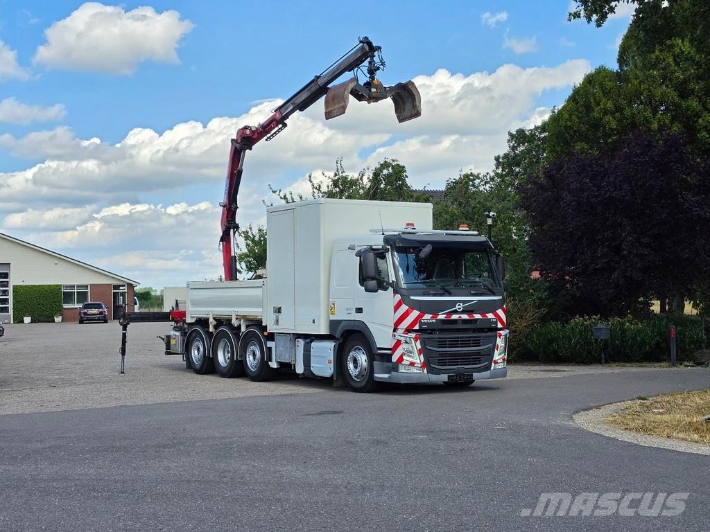 Volvo FM420 2x CRANE/TIPPER EURO6!!2030 ZERO EMISSION!!W Savivarčių priekabų vilkikai