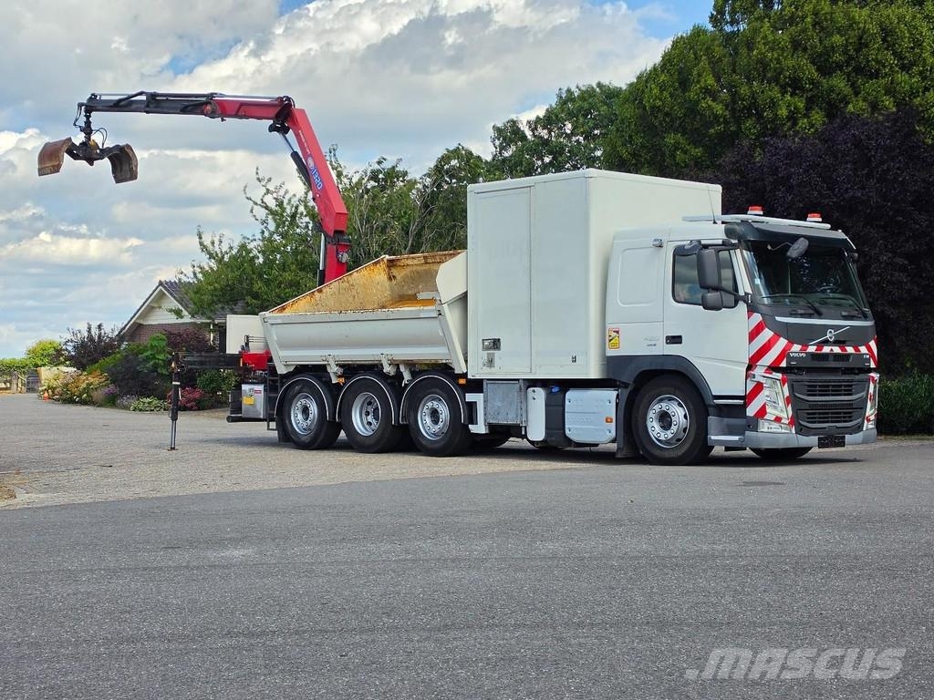 Volvo FM420 2x CRANE/TIPPER EURO6!!2030 ZERO EMISSION!!W Savivarčių priekabų vilkikai