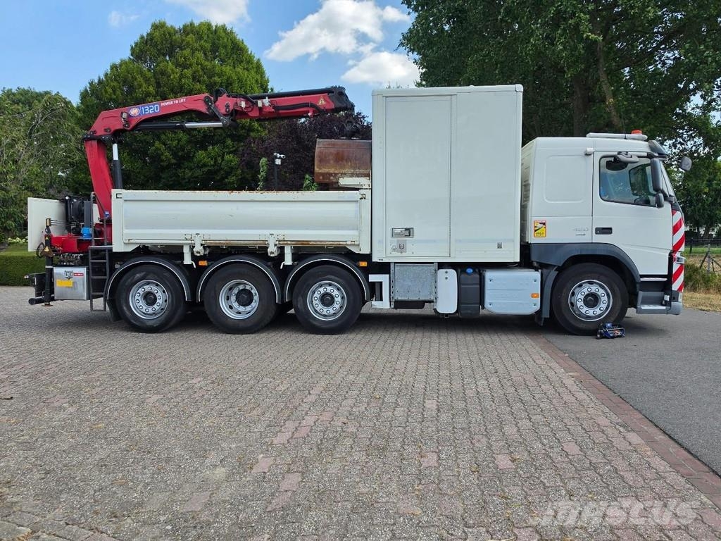 Volvo FM420 2x CRANE/TIPPER EURO6!!2030 ZERO EMISSION!!W Savivarčių priekabų vilkikai