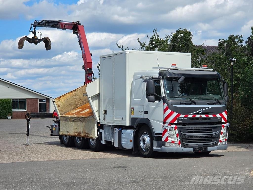 Volvo FM420 2x CRANE/TIPPER EURO6!!2030 ZERO EMISSION!!W Savivarčių priekabų vilkikai