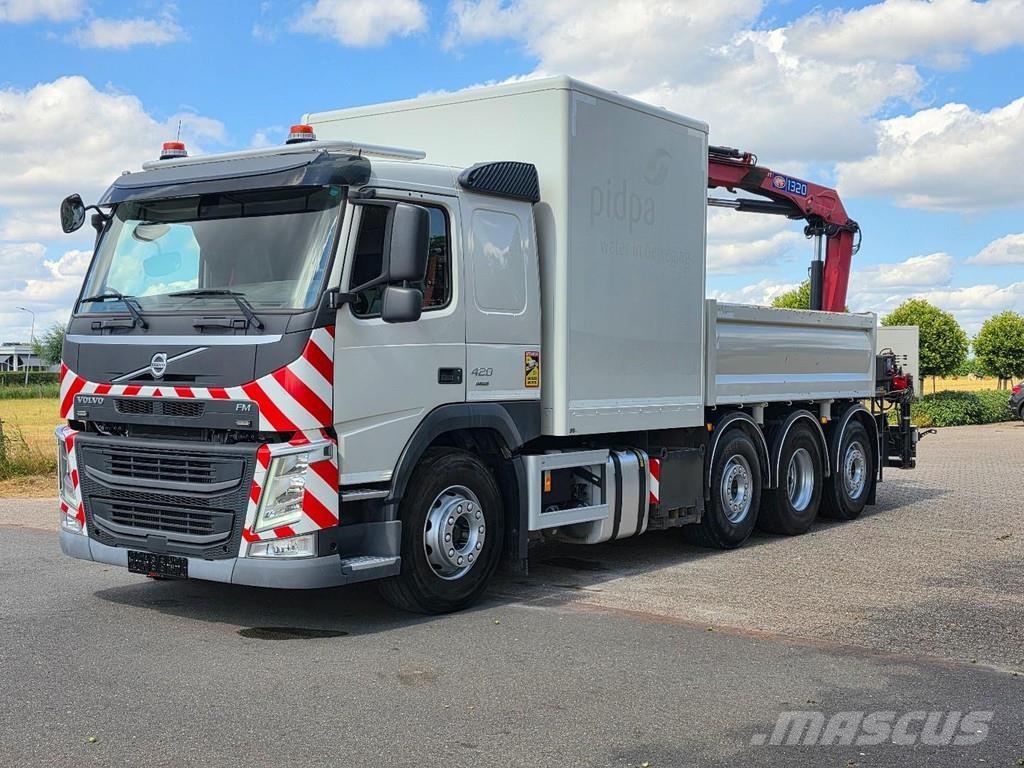 Volvo FM420 2x CRANE/TIPPER EURO6!!2030 ZERO EMISSION!!W Savivarčių priekabų vilkikai