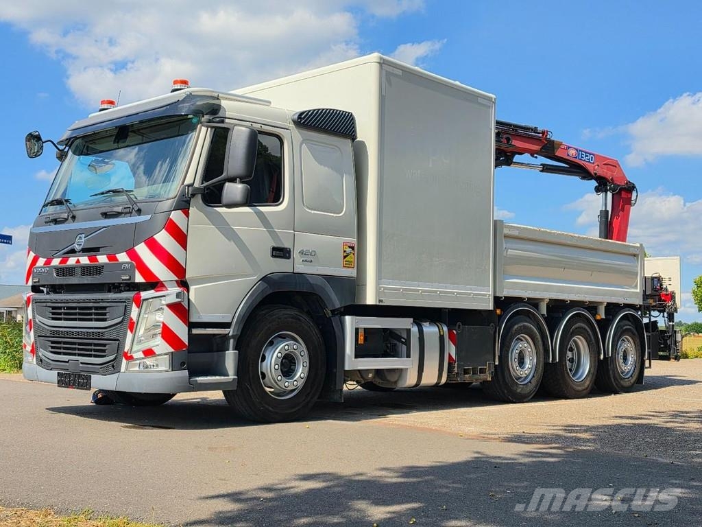 Volvo FM420 2x CRANE/TIPPER EURO6!!2030 ZERO EMISSION!!W Savivarčių priekabų vilkikai