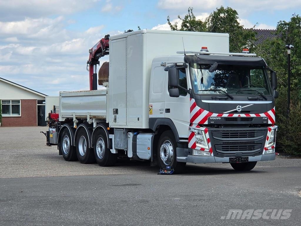 Volvo FM420 2x CRANE/TIPPER EURO6!!2030 ZERO EMISSION!!W Savivarčių priekabų vilkikai