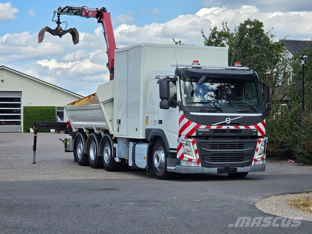 Volvo FM420 2x CRANE/TIPPER EURO6!!2030 ZERO EMISSION!!W Savivarčių priekabų vilkikai