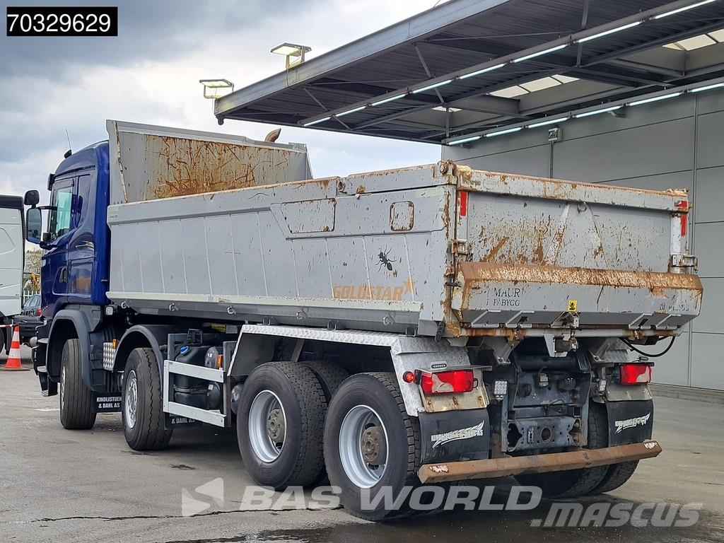 Scania G490 G 8X4 12m3 tipper Steelsuspension Big-Axle Re Camion benne