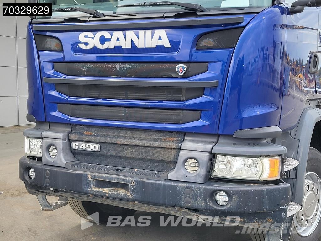 Scania G490 G 8X4 12m3 tipper Steelsuspension Big-Axle Re Camion benne