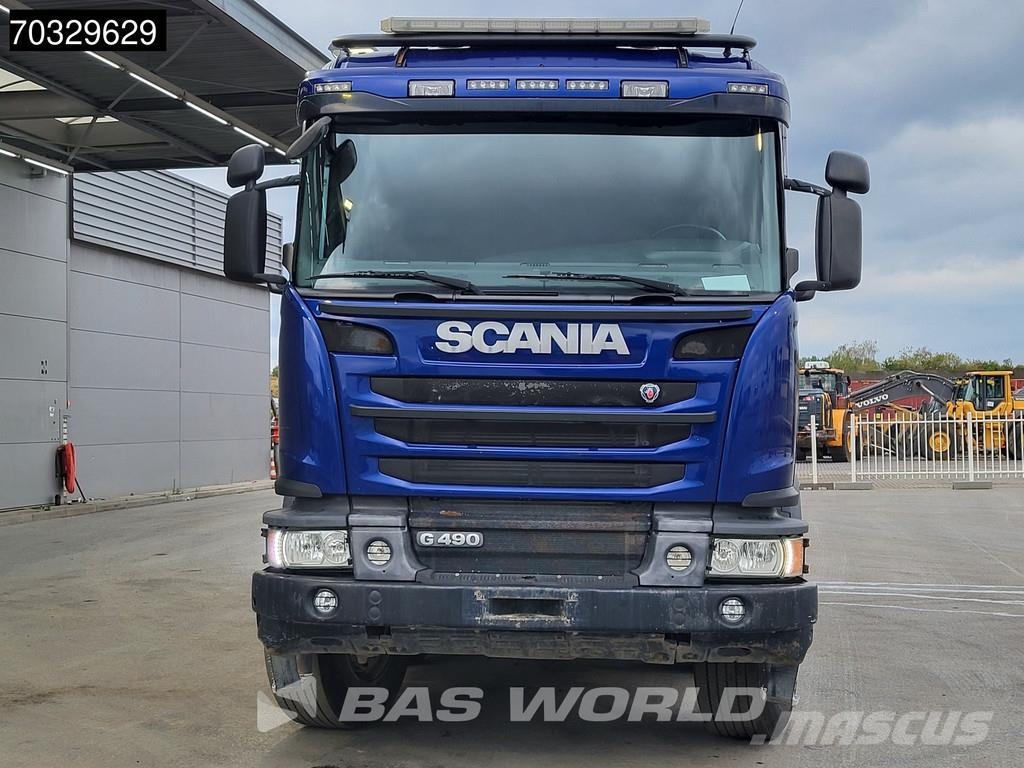 Scania G490 G 8X4 12m3 tipper Steelsuspension Big-Axle Re Camion benne