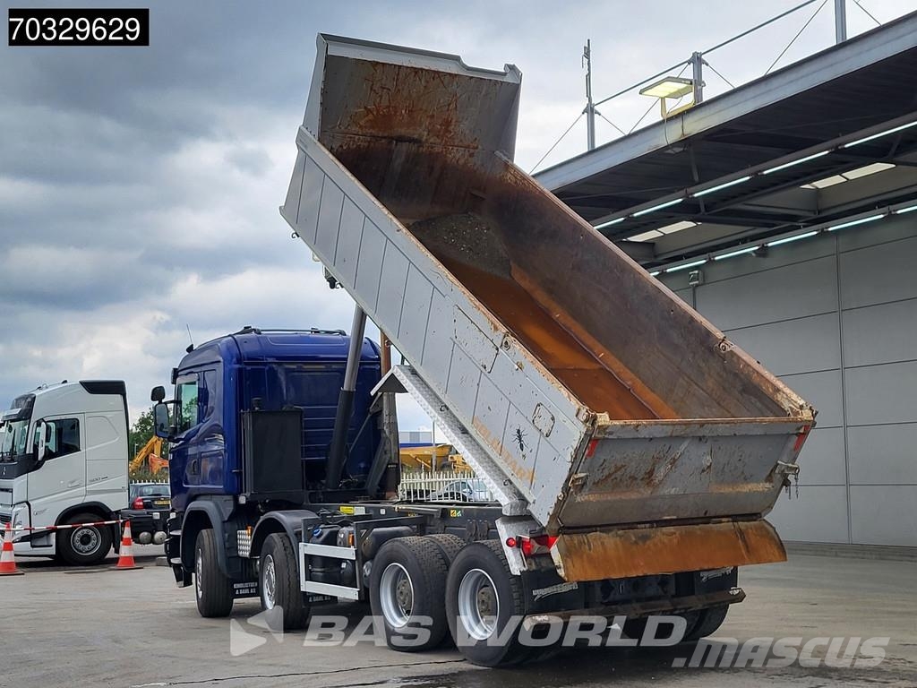Scania G490 G 8X4 12m3 tipper Steelsuspension Big-Axle Re Camion benne