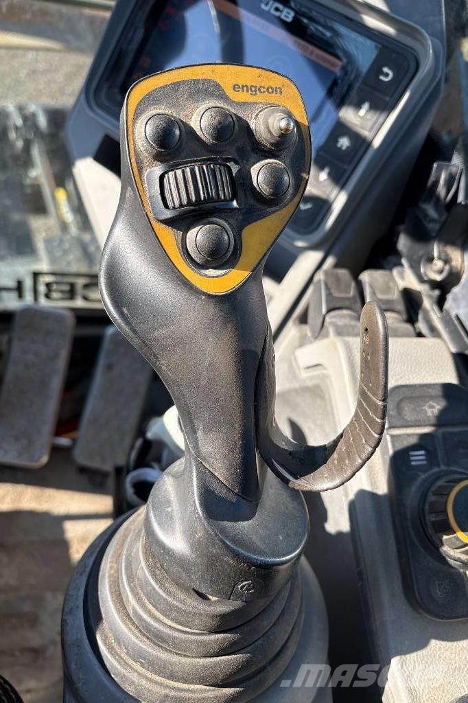JCB Hydradig 110W inkl 3 skopor och Palmse kärra Hjulgravere