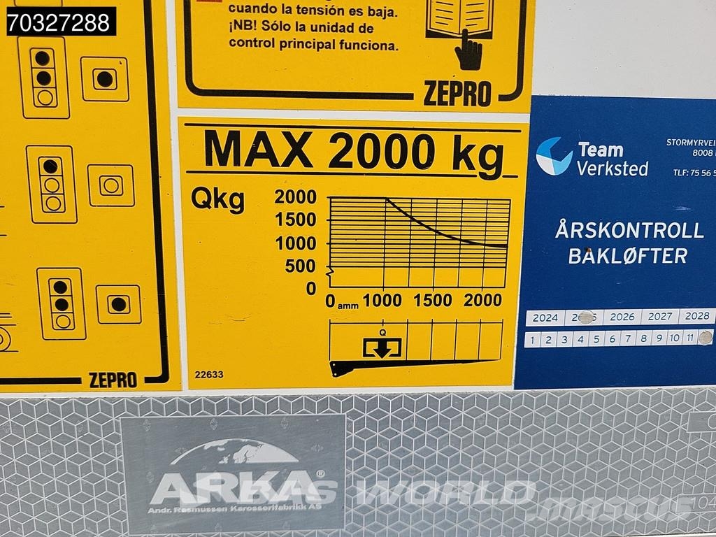Volvo FM 450 FM 6X2 7,63m Box Retarder Full Air 2t Tailg Camiones con caja de remolque