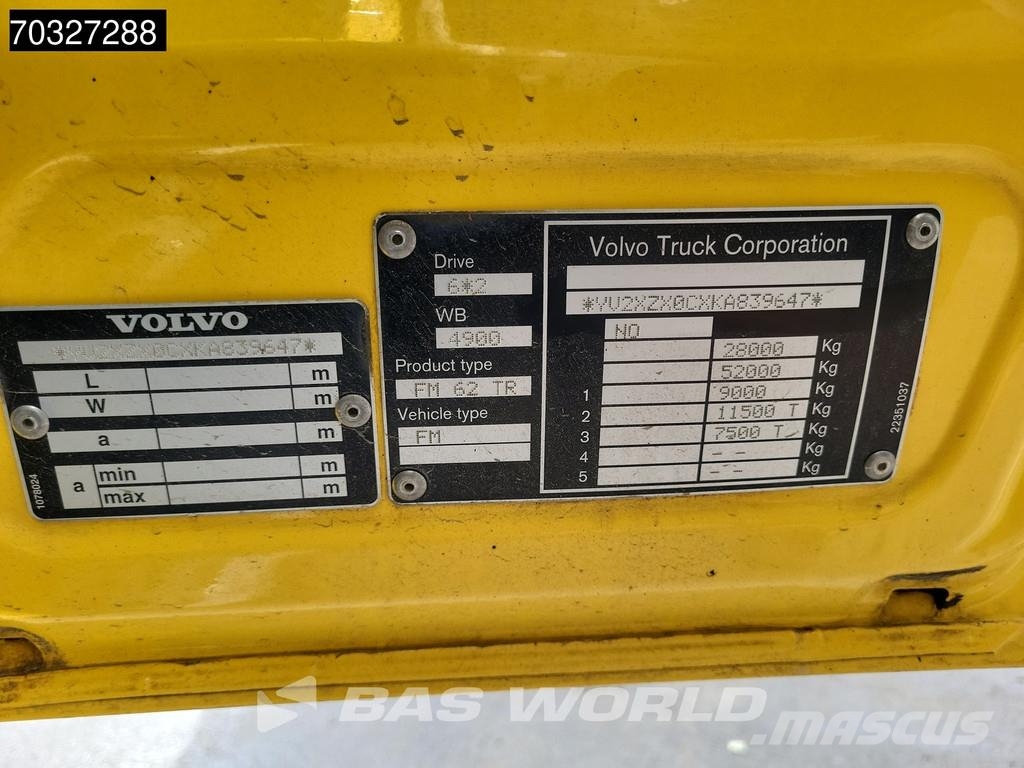 Volvo FM 450 FM 6X2 7,63m Box Retarder Full Air 2t Tailg Camiones con caja de remolque