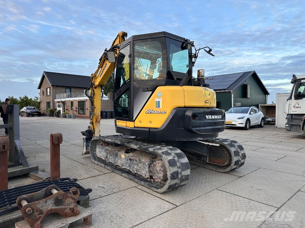 Yanmar SV 100-2A-2PB 10 tons graafmachine Midigraafmachines 7t - 12t