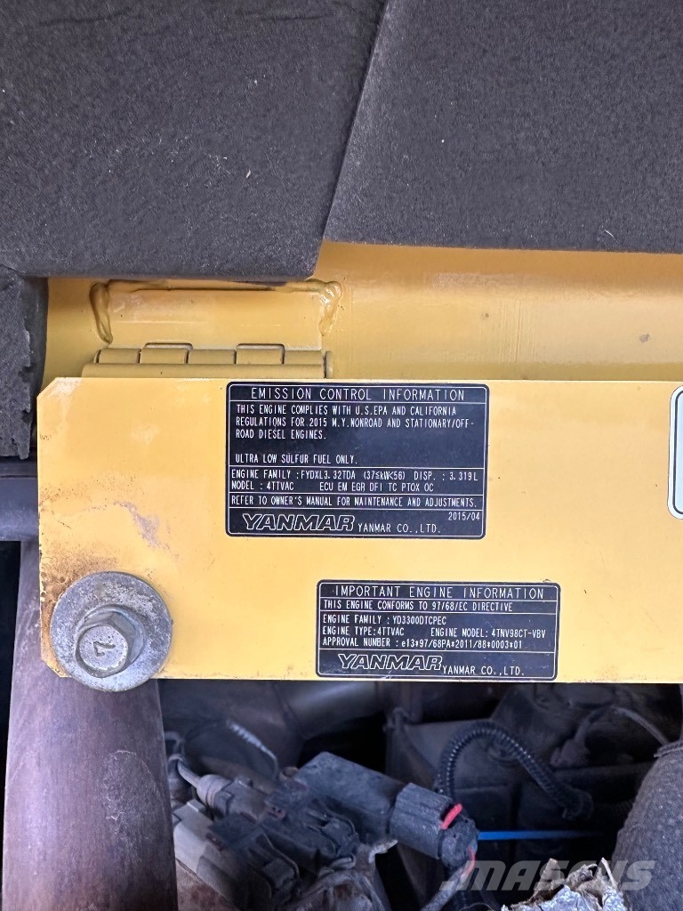 Yanmar SV 100-2A-2PB 10 tons graafmachine Midigraafmachines 7t - 12t