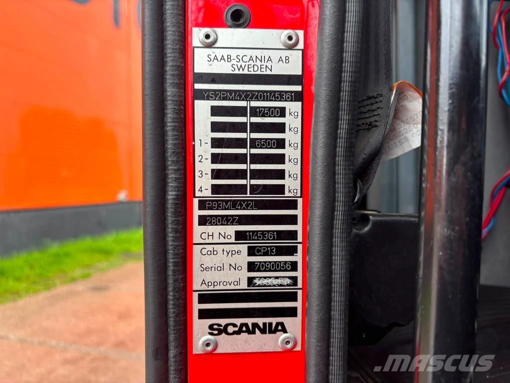 Scania P 93 4x2 ONLY 35074 km ! Camiones de bomberos