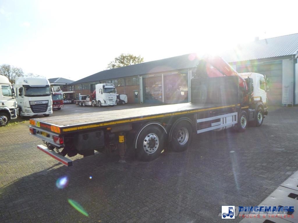 Scania P 400 8X2 RHD + Fassi F600 Kranen voor alle terreinen