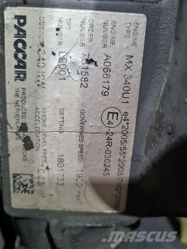 DAF MX340U1 Kargo motori