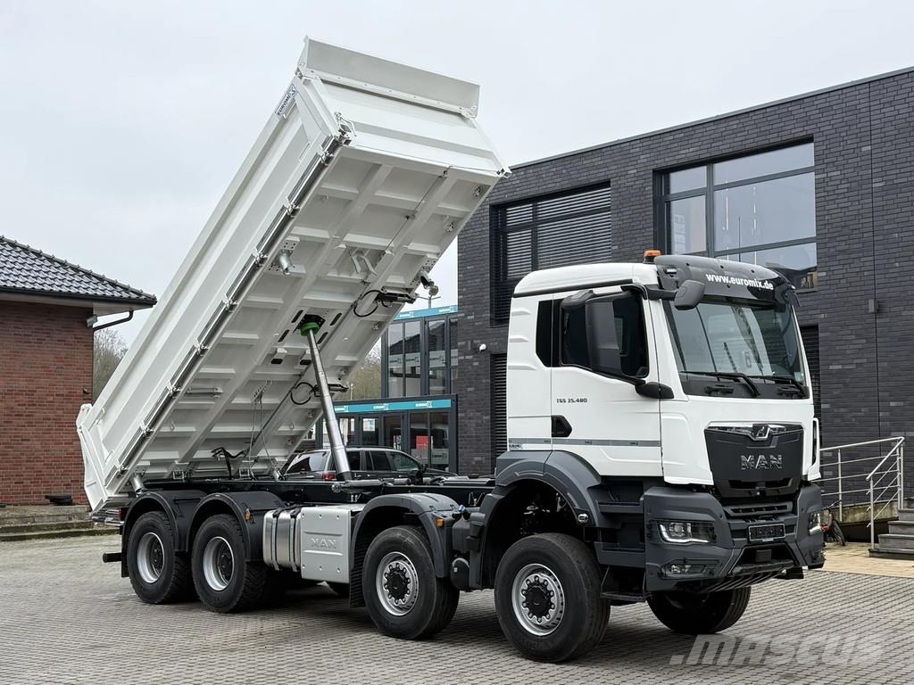 MAN TGS 35.480 MAN TGS 35.480 8x8 3-Seiten-Kipper Euro Tipper trucks