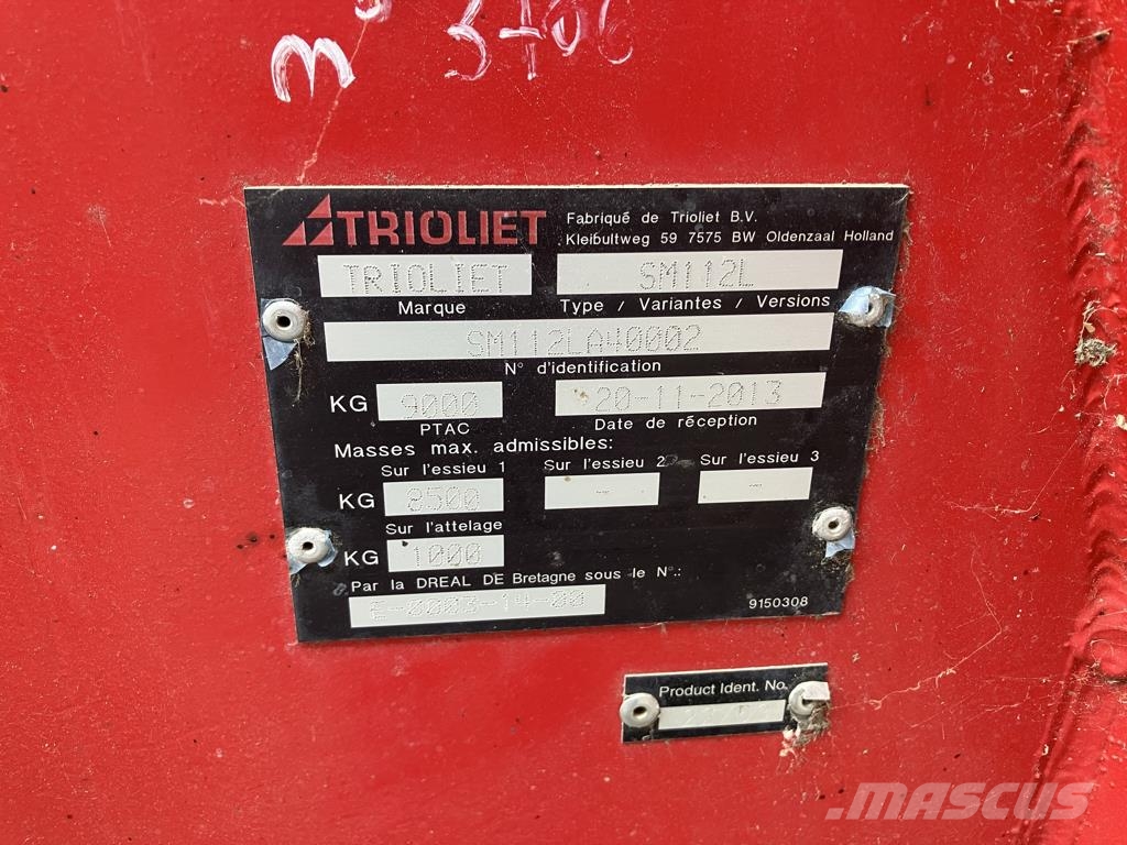 Trioliet Solomix 1-1200 L Fideri/hranilice