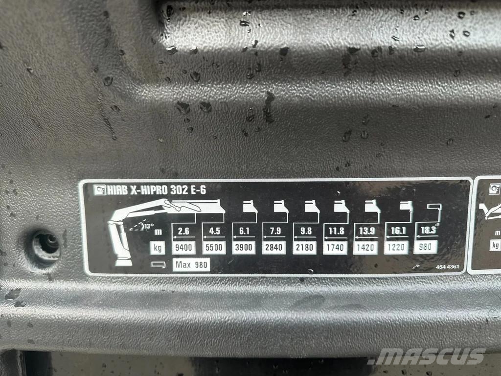 MAN TGX 33.580 MAN TGX 33.580 6x4 Kran Hiab 302-6 + Ji Guindastes todo-terreno