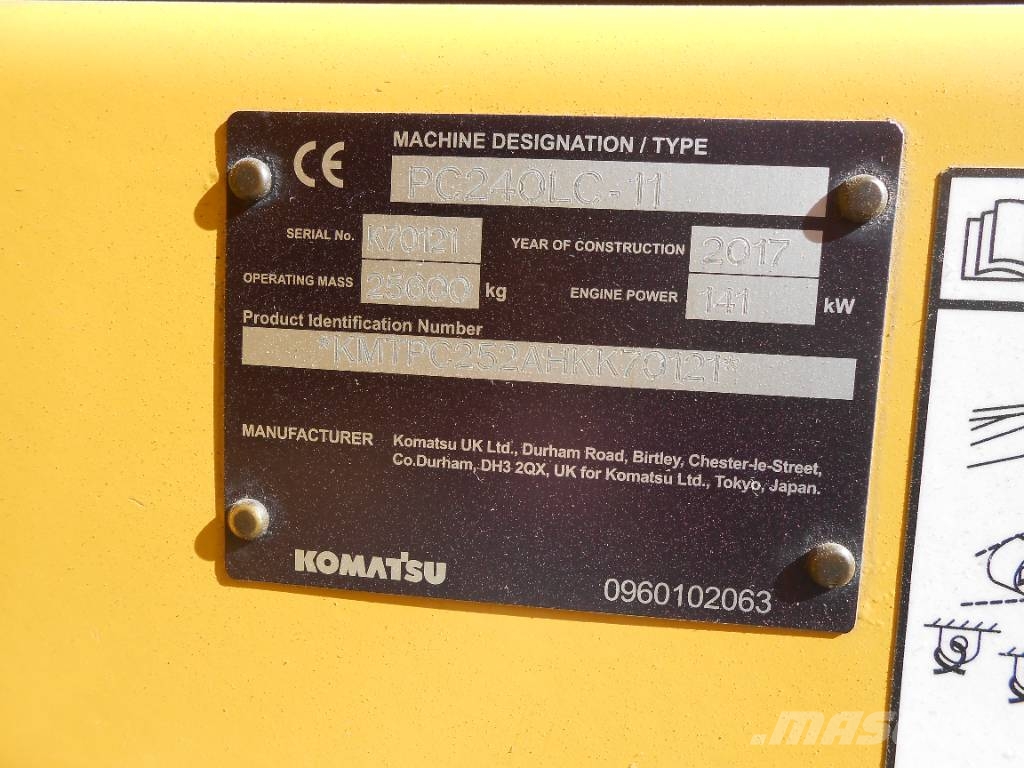 Komatsu PC 240 LC-11 Rupsgraafmachines