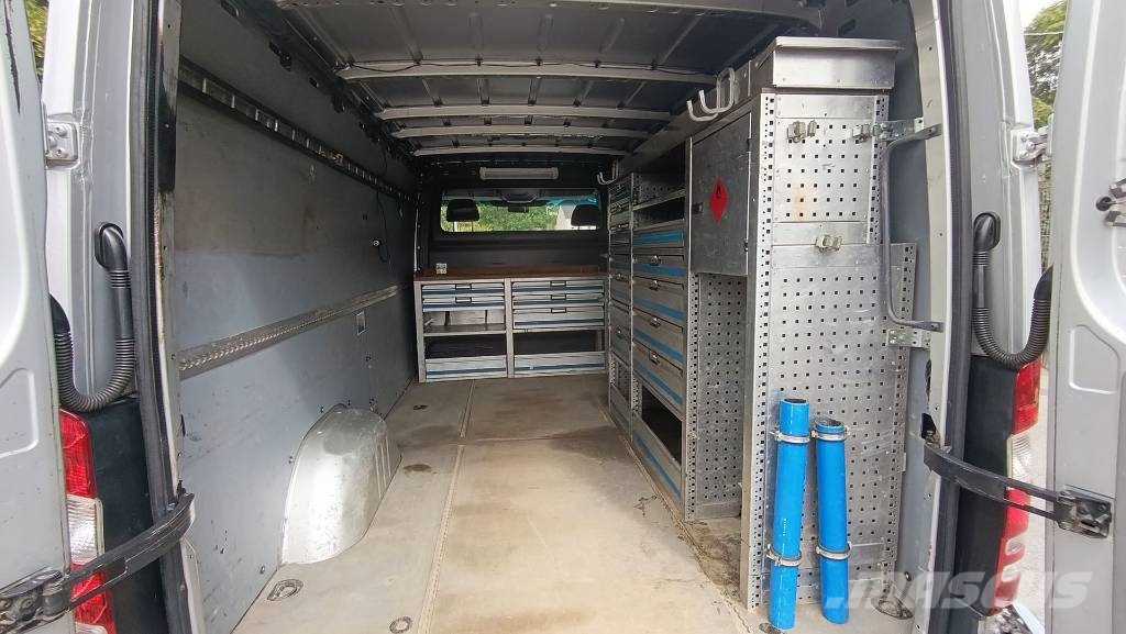 Mercedes-Benz 313 Sprinter, Werkstattschränke, Klima, Webasto Lette lastebiler