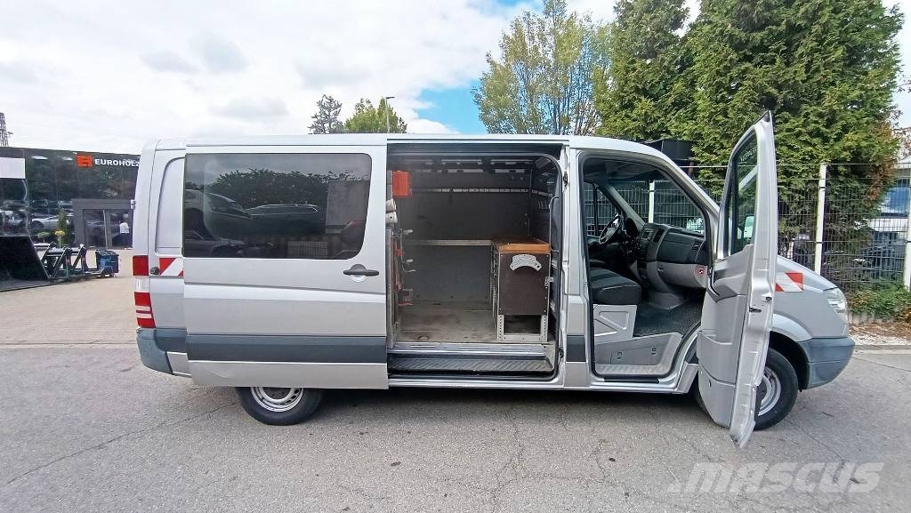 Mercedes-Benz 313 Sprinter, Werkstattschränke, Klima, Webasto Lette lastebiler