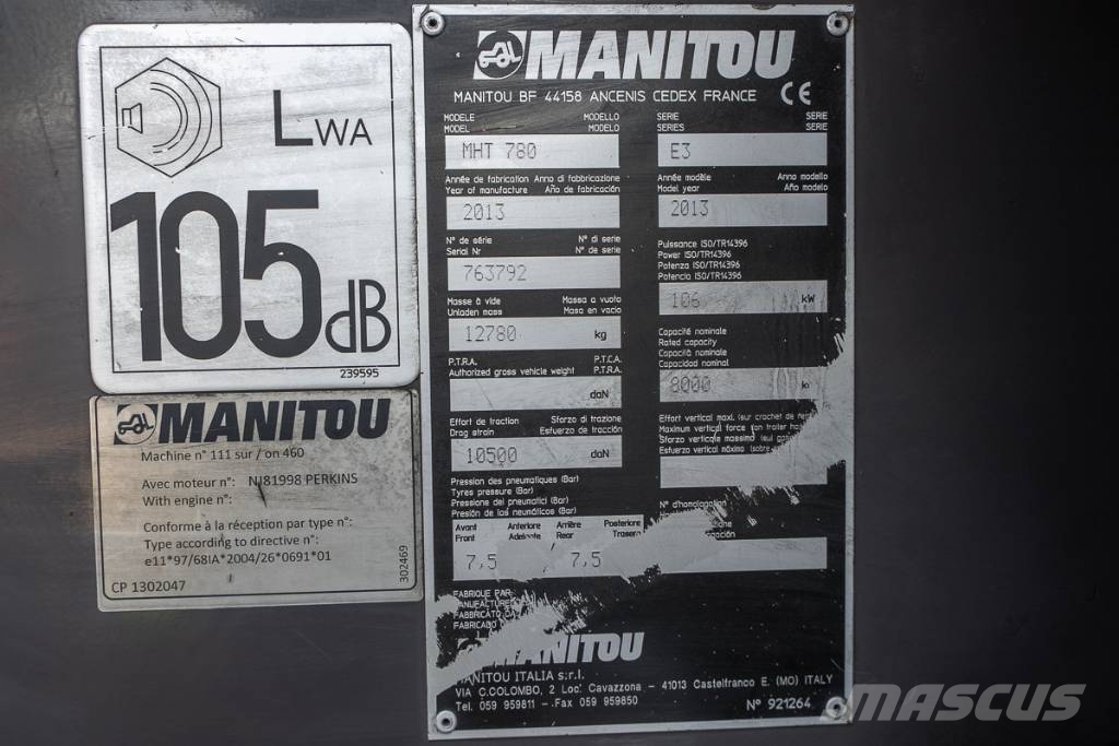 Manitou MHT 780 Teleskoplader