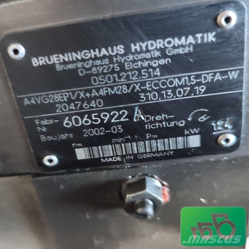 Lamborghini R6.165.7 TTV Eccom 1.5 ZF gearbox 2092401090D Transmisijos
