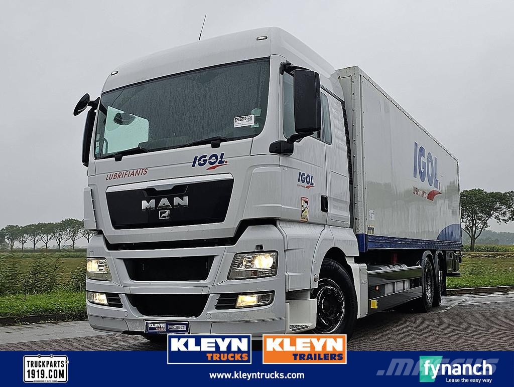 MAN 26.440 TGX 6X2 TAILLIFT شاحنات ذات هيكل صندوقي