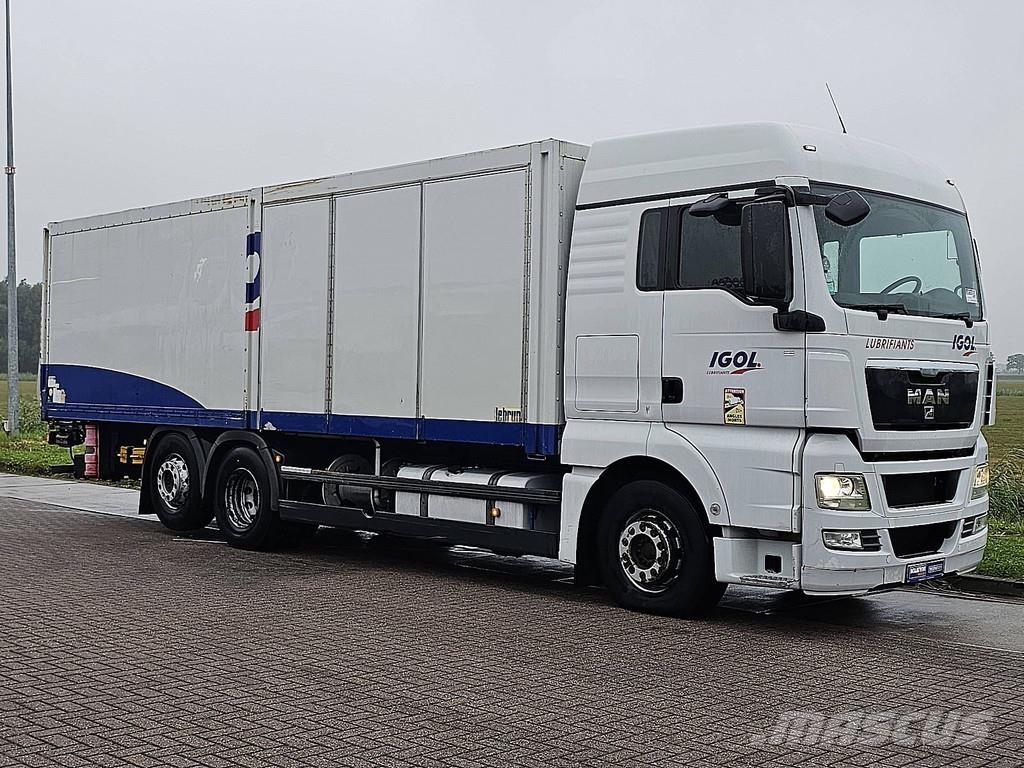MAN 26.440 TGX 6X2 TAILLIFT شاحنات ذات هيكل صندوقي