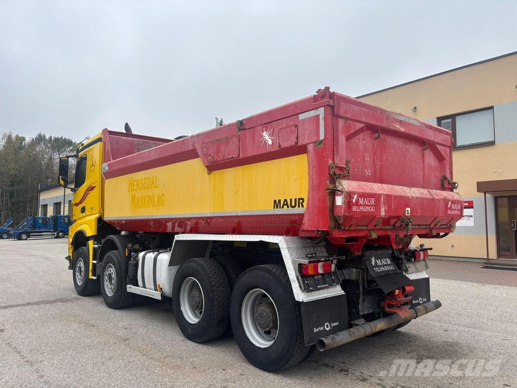 Mercedes-Benz AROCS 3263 8x4/4 EURO6 + TANDEM + RETARDER + HEATI Tipper trucks