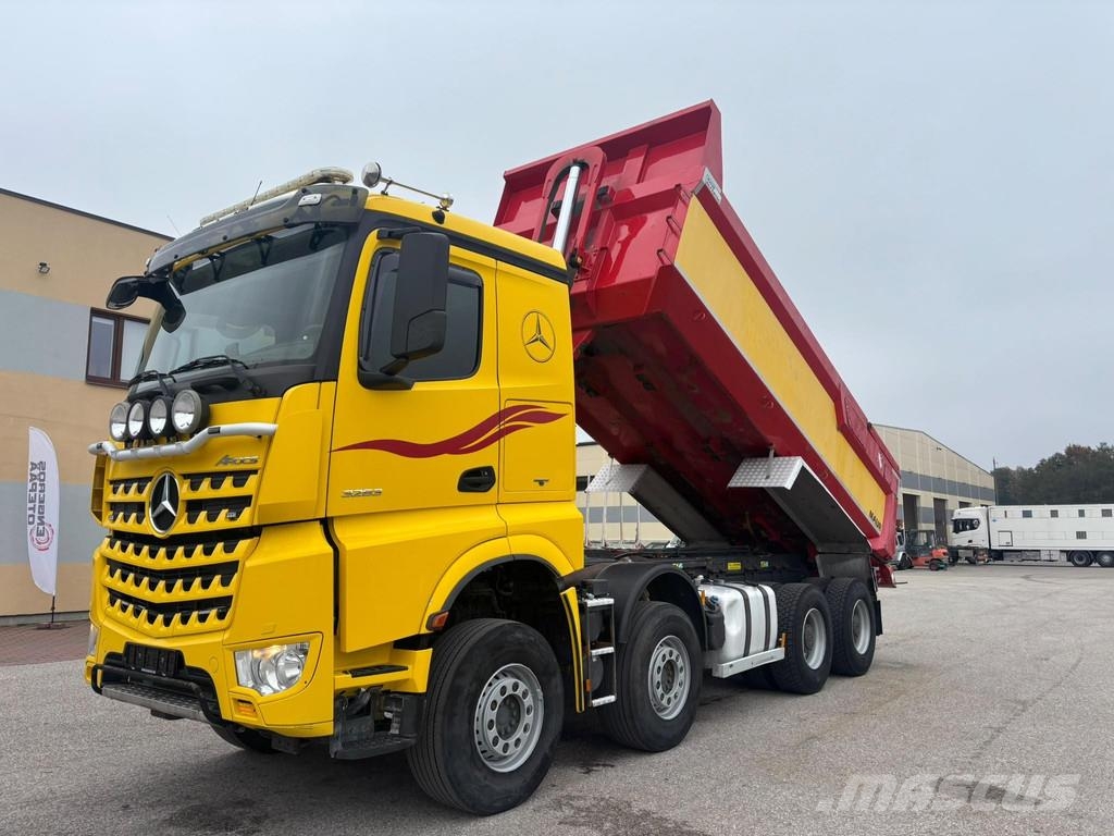 Mercedes-Benz AROCS 3263 8x4/4 EURO6 + TANDEM + RETARDER + HEATI Tipper trucks
