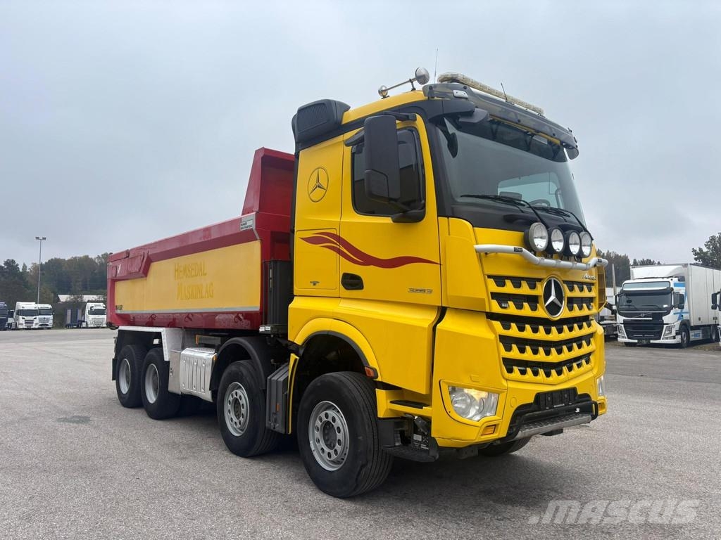 Mercedes-Benz AROCS 3263 8x4/4 EURO6 + TANDEM + RETARDER + HEATI Tipper trucks