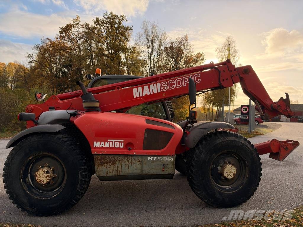 Manitou MT 1030 S Hyd gafflar & Skopa Ładowarki teleskopowe
