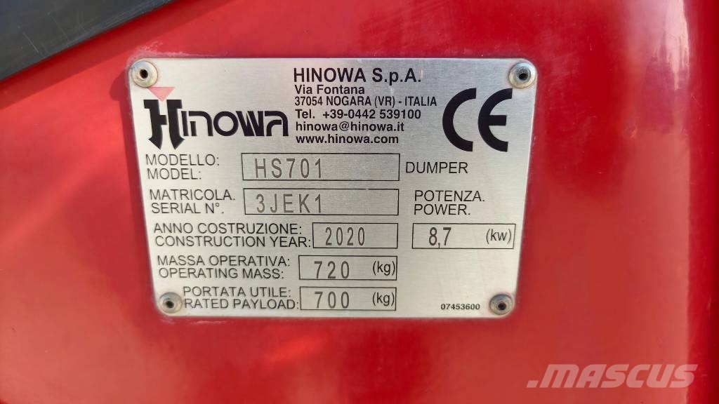 Hinowa HS 701 Гусеничные самосвалы