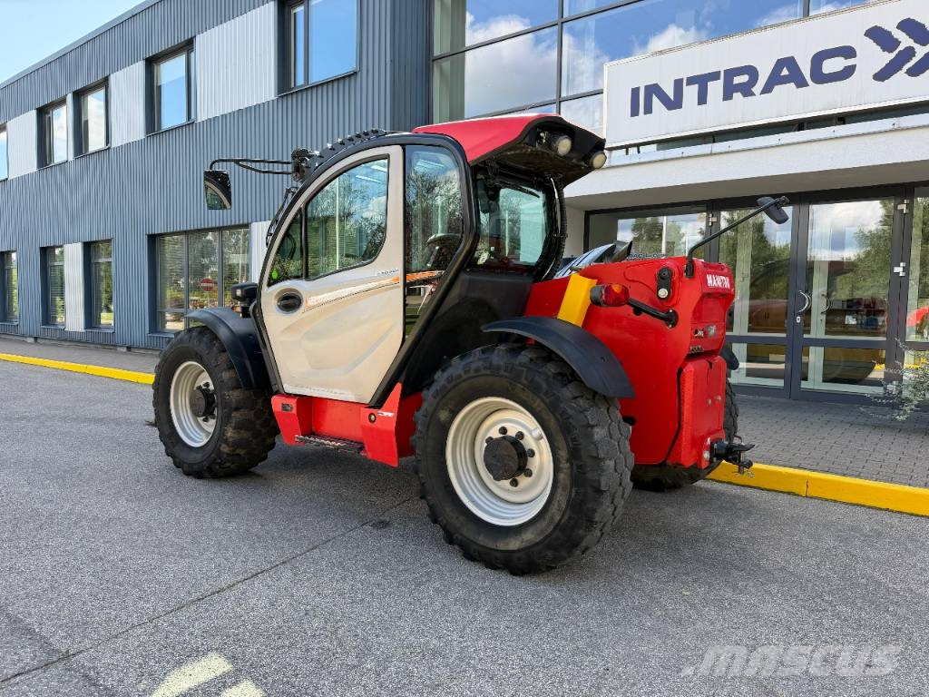 Manitou MLT 737-130 PS + معدات مناولة لأغراض الزراعة