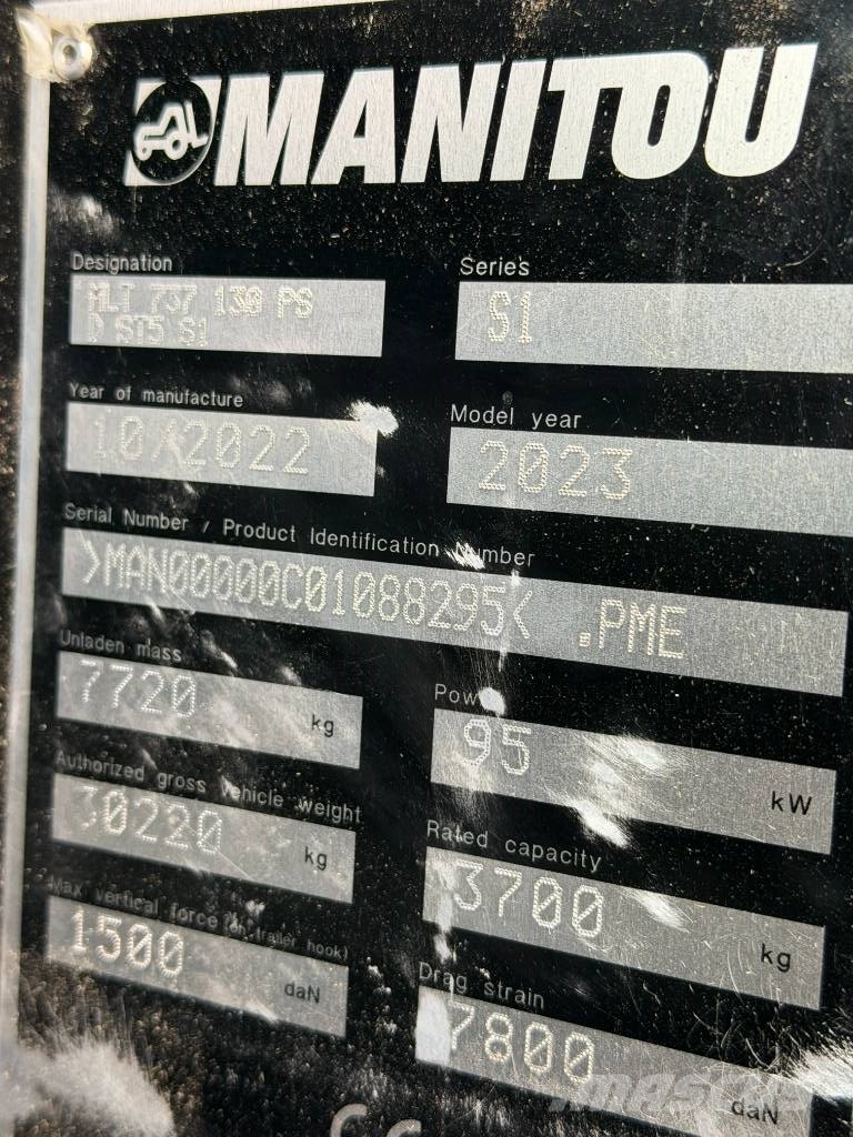 Manitou MLT 737-130 PS + Сельскохозяйственные телескопические погрузчики